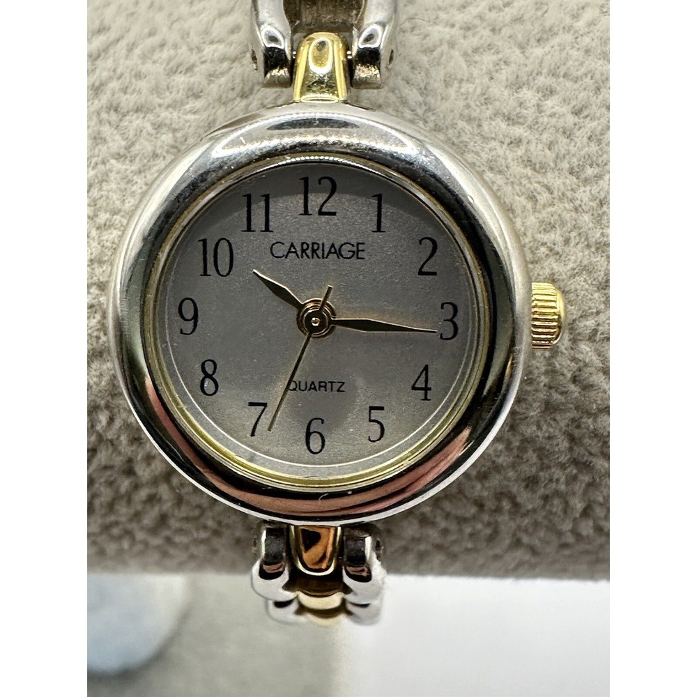 Carriage By‎ Timex C3A0211 Womens Watch 21MM 7.5" New Battery V
